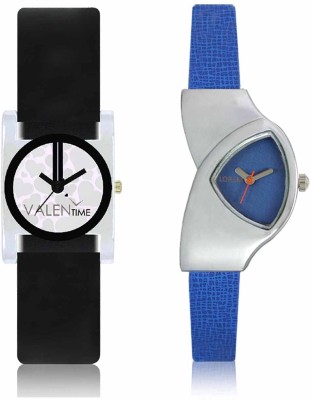LOREM WAT-W06-0208-W07-0006-COMBOLOREMBlue::White Designer Stylish Shape Best Offer Combo Beautiful Watch  - For Women   Watches  (LOREM)