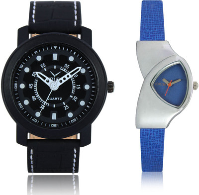 

LOREM VL15LR208 New Latest Stylish Designer Leather Belt Attractive Different Combo Watch - For Men & Women