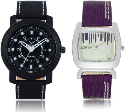 LOREM VL15LR207 New Latest Stylish Designer Leather Belt Attractive Different Combo Watch  - For Men & Women   Watches  (LOREM)