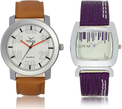 LOREM VL27LR207 New Latest Stylish Designer Leather Belt Attractive Different Combo Watch  - For Men & Women   Watches  (LOREM)