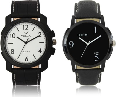 LOREM VL13LR06 New Latest Stylish Designer Leather Belt Attractive Different Combo Watch  - For Men   Watches  (LOREM)