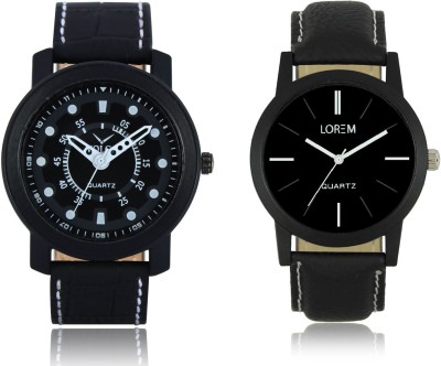 LOREM VL15LR05 New Latest Stylish Designer Leather Belt Attractive Different Combo Watch  - For Men   Watches  (LOREM)