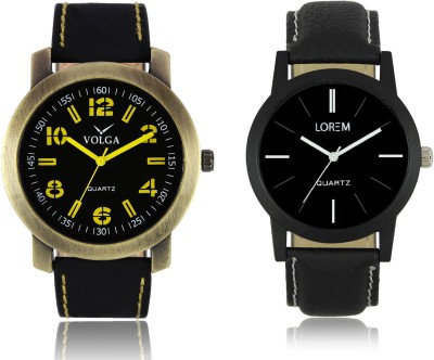 LOREM VL33LR05 New Latest Stylish Designer Leather Belt Attractive Different Combo Watch  - For Men   Watches  (LOREM)