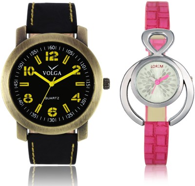 LOREM VL33LR205 New Latest Stylish Designer Leather Belt Attractive Different Combo Watch  - For Men & Women   Watches  (LOREM)