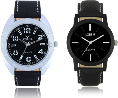 LOREM VL31LR05 New Latest Stylish Designer Leather Belt Attractive Different Combo Watch  - For Men   Watches  (LOREM)