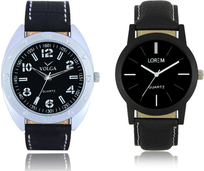 LOREM VL31LR05 New Latest Stylish Designer Leather Belt Attractive Different Combo Watch  - For Men   Watches  (LOREM)