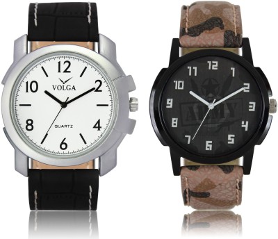LOREM VL12LR03 New Latest Stylish Designer Leather Belt Attractive Different Combo Watch  - For Men   Watches  (LOREM)