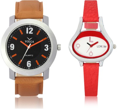 LOREM VL28LR206 New Latest Stylish Designer Leather Belt Attractive Different Combo Watch  - For Men & Women   Watches  (LOREM)
