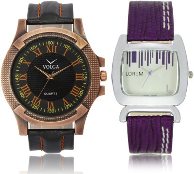 LOREM VL23LR207 New Latest Stylish Designer Leather Belt Attractive Different Combo Watch  - For Men & Women   Watches  (LOREM)