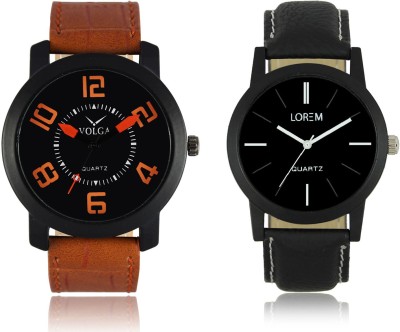 LOREM VL20LR05 New Latest Stylish Designer Leather Belt Attractive Different Combo Watch  - For Men   Watches  (LOREM)