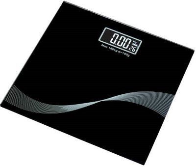 

Vogue Stack vou 8mm black Weighing Scale(Black)