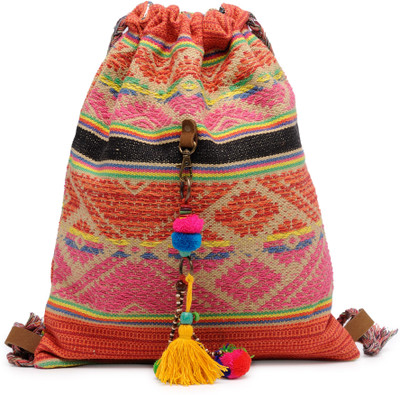 

The House of Tara Handloom 10 L Backpack(Multicolor)