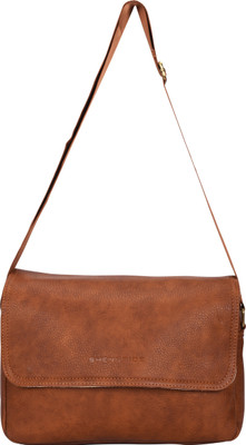 

PSH Docment Sling Bag(Brown, 11 inch)