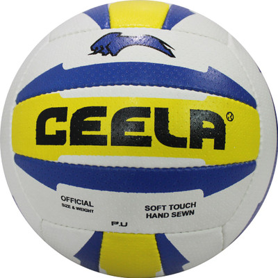 

Ceela Sports PU-300 Volleyball - Size: (Pack of 1, White, Multicolor