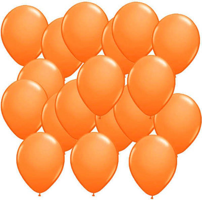 

NHR Solid ORNGB100 Balloon(Orange, Pack of 100)