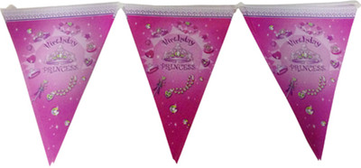 

Funcart Funcart Birthday Princess Theme Flag Banner Banner(9 ft, Pack of 1)