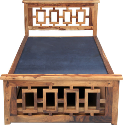 

Induscraft Solid Wood Single Bed(Finish Color - Brown)