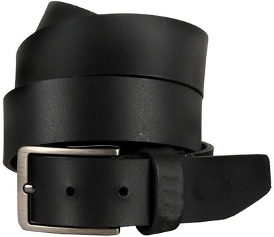 

Cyclone Men Casual Black Genuine Leather Belt