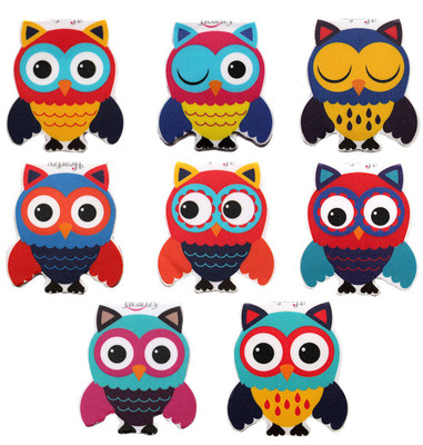 

Heartzy Owl Party Set of 8 Cute Owl Magnetic Bookmarks Bookmark(OWL, Multicolor)