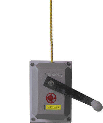 

Pull 'n' Dry Roto Device Iron Wall Cloth Dryer Stand(Grey)