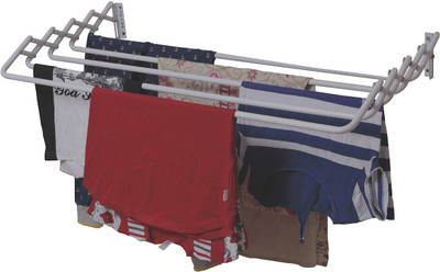 

Pull 'n' Dry Pull 'n' Dry - 4 Feet Wall Mounting CrissCross Cloth Hanger Aluminium Wall Cloth Dryer Stand(White)