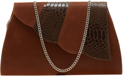 

Tarusa Casual Brown Clutch