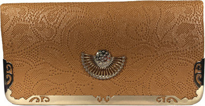 

Bizarre Vogue Party Tan Clutch