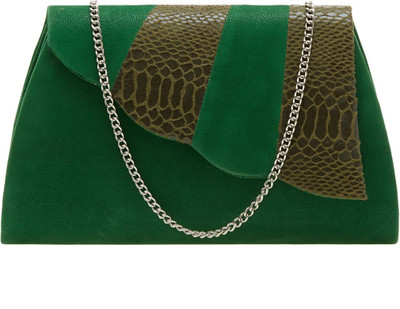 

Tarusa Casual Green Clutch
