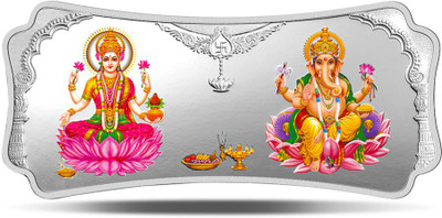 MMTC PAMP India Pvt Ltd Stylized Lakshmi Ganesha S 9999 100 g Silver Bar MMTC PAMP India Pvt Ltd Coins Bars