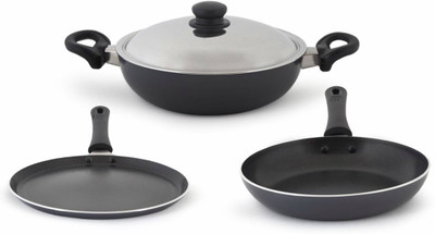 

Surya Accent Select Cookware Set(Aluminium, 1 - Piece), Black