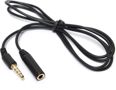 

Pi World 3.5mm Male to 3.5mm Female Stereo Audio Extension Cable AUX Cable AUX Cable(Black)