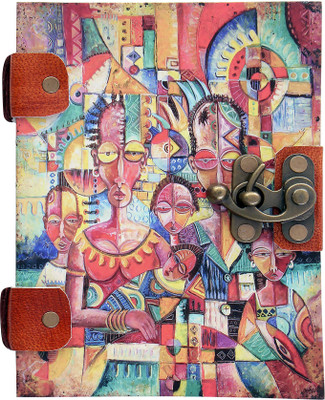 

Craft Play A5 Diary(Handmade Canvas Print Special Binding With Lock, Multicolor)