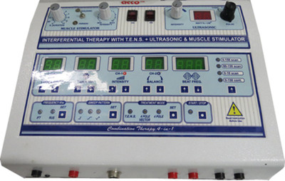 acco Physiotherapy COMBO (IFT;TENS;MS;US) Digital Pain Relief Electrotherapy Device(CM15A)