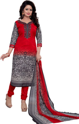 S P Marketing Cotton Printed Salwar Suit Dupatta Material(Un-stitched) available at flipkart for Rs.549