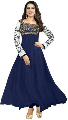 Tulsi Trendz Georgette Embroidered Salwar Suit Material(Un-stitched) Flipkart