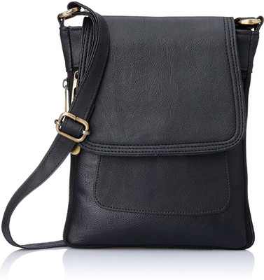 

style loft Girls Casual Black PU Sling Bag