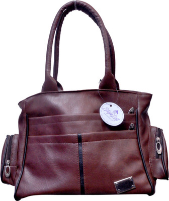 

style loft Hand-held Bag(Brown)
