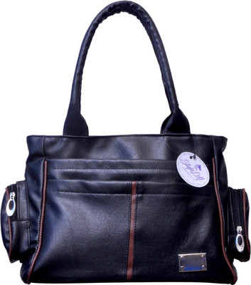 

style loft Hand-held Bag(Black)