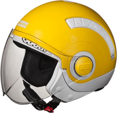

Studds NANO 560 Motorbike Helmet(White, Yellow