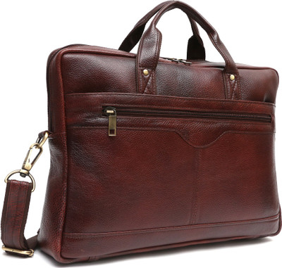 

Golden Leaf 15 inch Laptop Messenger Bag(Brown)