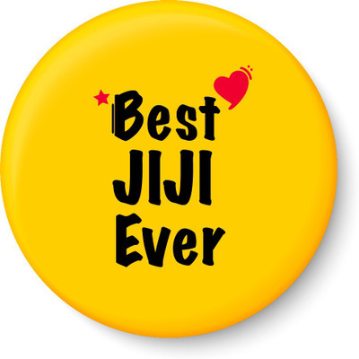 

Peacockride Best JIJI Ever Fridge Magnet Pack of 1(Multicolor)