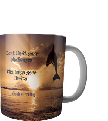 

RD Creations Specially Designed Good Morning Coffee PWMGM2035 Ceramic Mug(300 ml), Multicolor