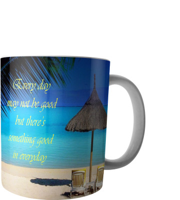 

RD Creations Specially Designed Good Morning Coffee PWMGM2061 Ceramic Mug(300 ml), Multicolor