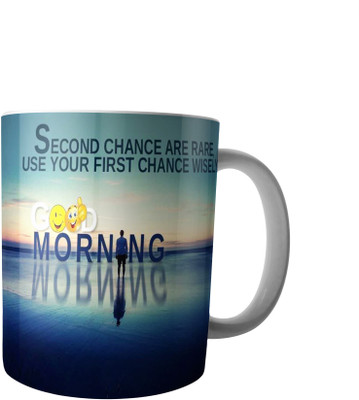 

RD Creations Specially Designed Good Morning Coffee PWMGM2024 Ceramic Mug(300 ml), Multicolor