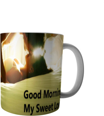 

RD Creations Specially Designed Good Morning Coffee PWMGM2091 Ceramic Mug(300 ml), Multicolor