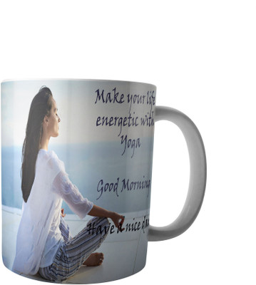 

RD Creations Specially Designed Good Morning Coffee PWMGM2053 Ceramic Mug(300 ml), Multicolor