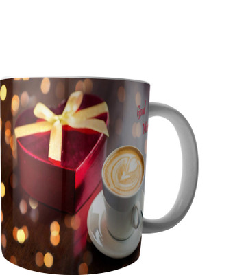 

RD Creations Specially Designed Good Morning Coffee PWMGM2113 Ceramic Mug(300 ml), Multicolor