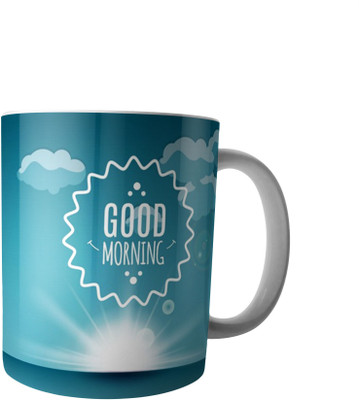 

RD Creations Specially Designed Good Morning Coffee PWMGM2085 Ceramic Mug(300 ml), Multicolor