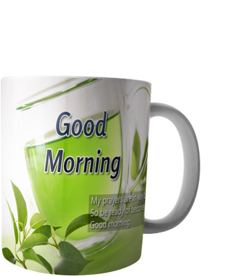 

RD Creations Specially Designed Good Morning Coffee PWMGM2050 Ceramic Mug(300 ml), Multicolor
