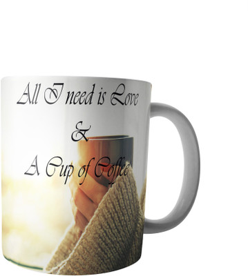 

RD Creations Specially Designed Good Morning Coffee PWMGM2055 Ceramic Mug(300 ml), Multicolor
